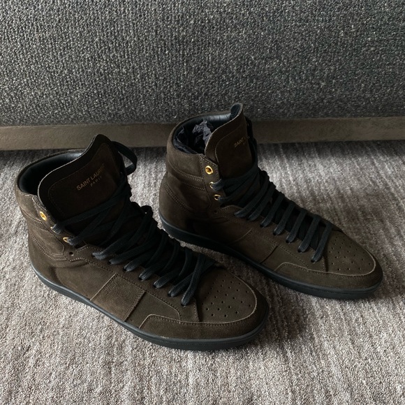 Saint Laurent Soho High Top Sneakers - Picture 2 of 5